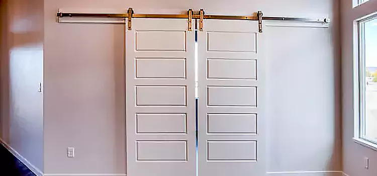Glass Barn Door with Installation Hardware Kit Tullahoma