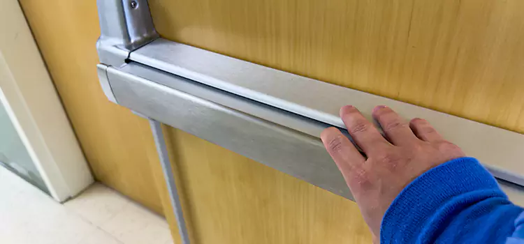 Installing a Push Bar on a Door Tullahoma